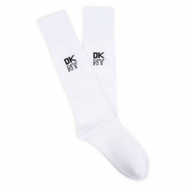 Hoge sokken met merklogo DKNY Voor