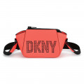 Coated fabric bag with logo DKNY for GIRL