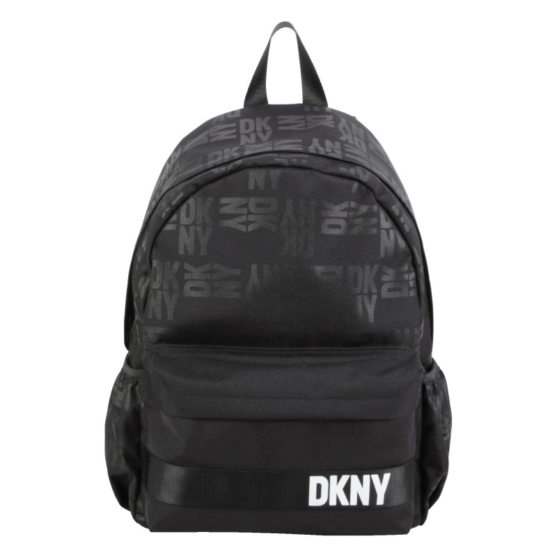 DKNY Logo print rucksack unisex black Kids around