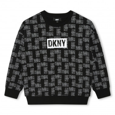 Printed fleece sweatshirt DKNY for UNISEX