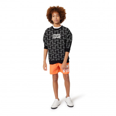 Logo print swim shorts DKNY for BOY