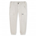 Pantalon multipoches en coton DKNY pour GARCON