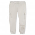 Pantalon multipoches en coton DKNY pour GARCON