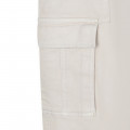 Pantalon multipoches en coton DKNY pour GARCON