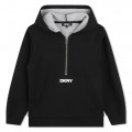 Sweat-shirt à capuche et poche DKNY pour UNISEXE