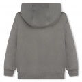 Cotton jersey zip sweatshirt DKNY for BOY