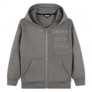 Cardigan molletonné en coton DKNY pour GARCON