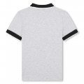 Short-sleeved piqué polo shirt DKNY for BOY