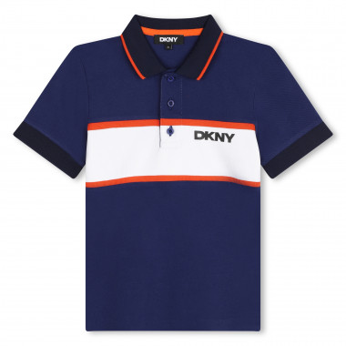 Short-sleeved buttoned polo DKNY for BOY