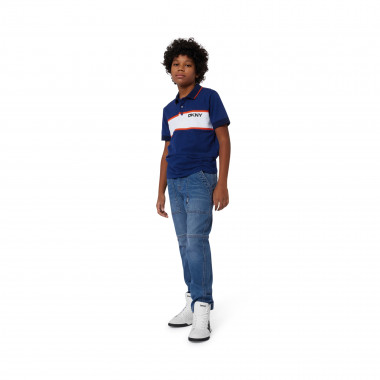 Short-sleeved buttoned polo DKNY for BOY