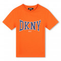 Short-sleeved cotton T-shirt DKNY for BOY