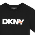 Katoenen T-shirt korte mouwen DKNY Voor