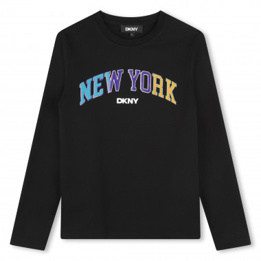 Long-sleeved cotton T-shirt DKNY for BOY