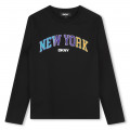 Long-sleeved cotton T-shirt DKNY for BOY