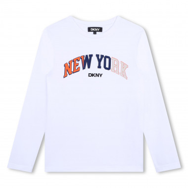 Long-sleeved cotton T-shirt DKNY for BOY