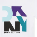 T-shirt manches courtes coton DKNY pour GARCON