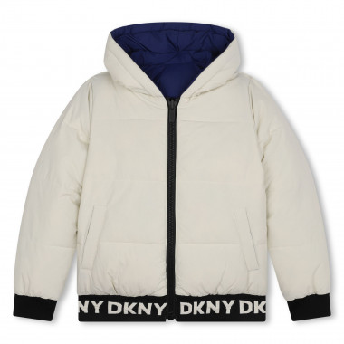 Reversible hooded puffer DKNY for UNISEX