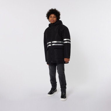 Water-repellent hooded parka DKNY for UNISEX