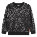 Cotton fleece sweatshirt DKNY for UNISEX