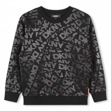 Fleece sweater van katoen DKNY Voor