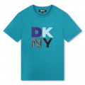 Short-sleeved cotton T-shirt DKNY for BOY