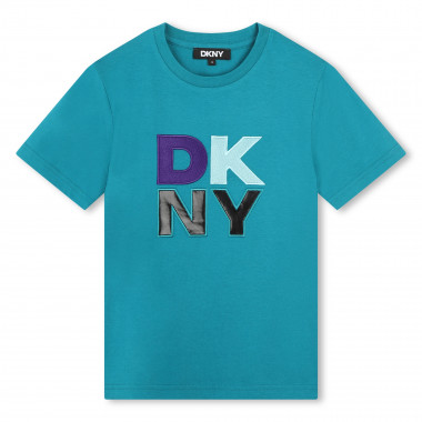 Short-sleeved cotton T-shirt DKNY for BOY