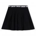 Jupe plissée taille élastiquée DKNY pour FILLE