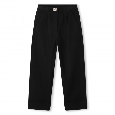 Pantalon à pinces et revers DKNY pour FILLE