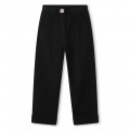 Pleated roll-up trousers DKNY for GIRL