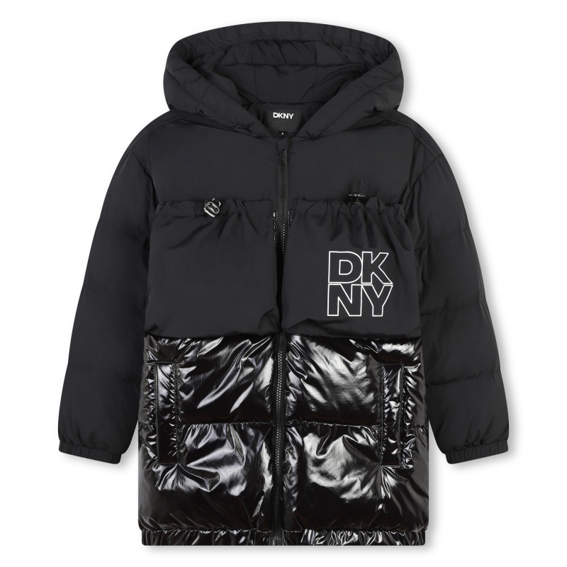 Dkny puffer coat with hood new arrivals