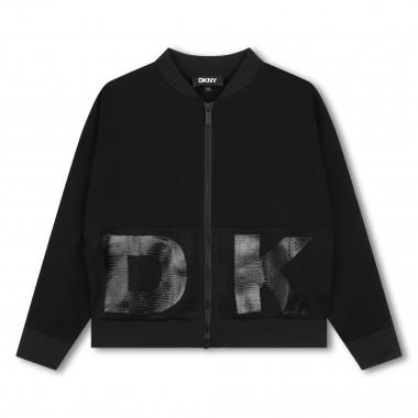 Cardigan con zip DKNY Per BAMBINA