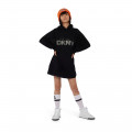 Robe à capuche en molleton DKNY pour FILLE