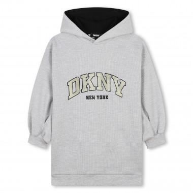 Logo dress with hood DKNY for GIRL