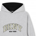 Logo dress with hood DKNY for GIRL