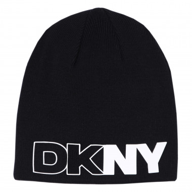 Muts van tricot met logo DKNY Voor