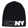 Knitted logo hat DKNY for UNISEX