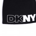 Knitted logo hat DKNY for UNISEX