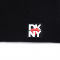 Bonnet à revers en tricot DKNY pour FILLE