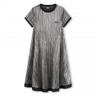 Robe plissée à manches courtes DKNY pour FILLE