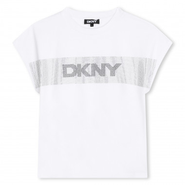 T-shirt à manches courtes DKNY pour FILLE