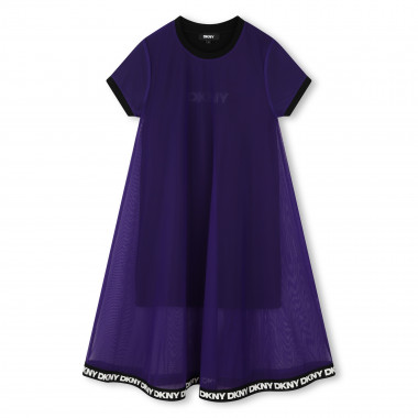 Robe 2 en 1 à manches courtes DKNY pour FILLE