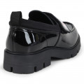 Hook-and-loop leather loafers DKNY for GIRL