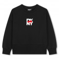 Fleece sweatshirt DKNY for GIRL