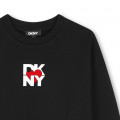 Fleece sweatshirt DKNY for GIRL