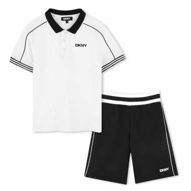 Ensemble bermuda et polo DKNY pour GARCON