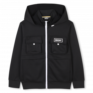 Cardigan zippé à capuche DKNY pour UNISEXE