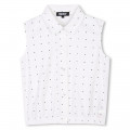 Ärmellose Bluse mit Druck DKNY Für MÄDCHEN