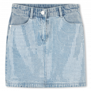 Jupe courte en jean DKNY pour FILLE