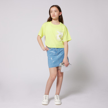 Falda corta vaquera DKNY para NIÑA
