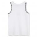 Ribbed embroidered vest top DKNY for GIRL
